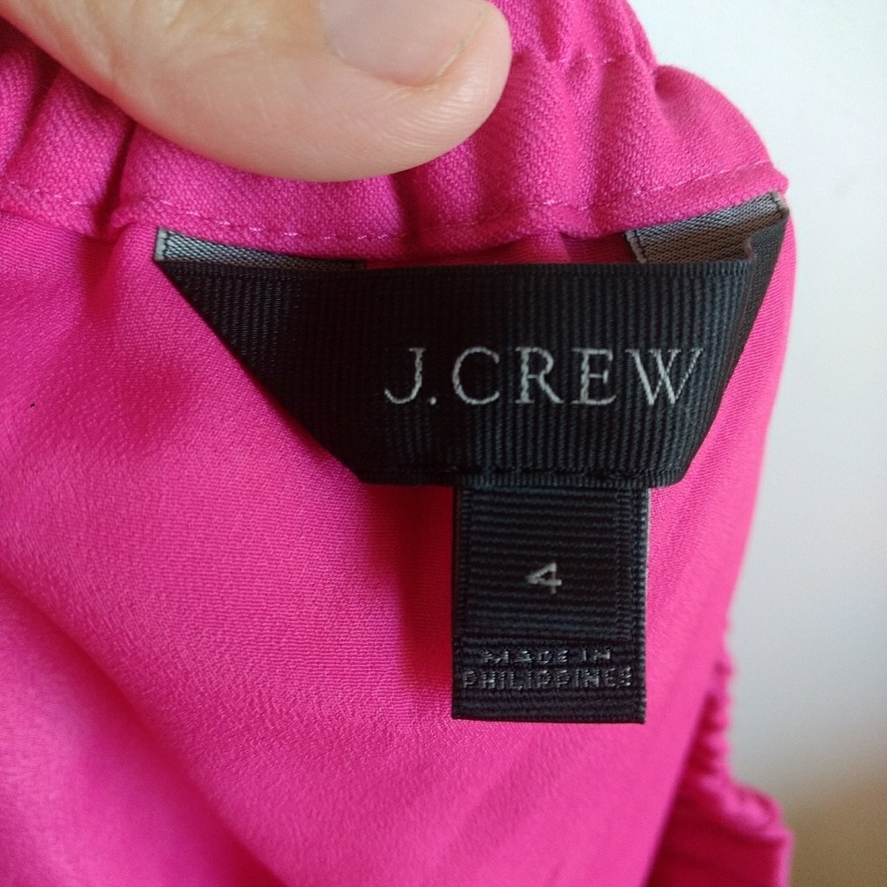 Jcrew wool flannel ruffle skirt vintage berry - Picture 4 of 6